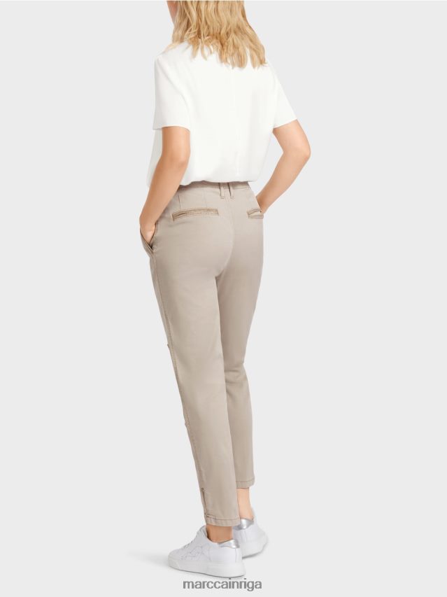 apģērbs vienkārši taupe VRBHXD644 Marc Cain radom \"pārdomāt kopā\" ​​bikses