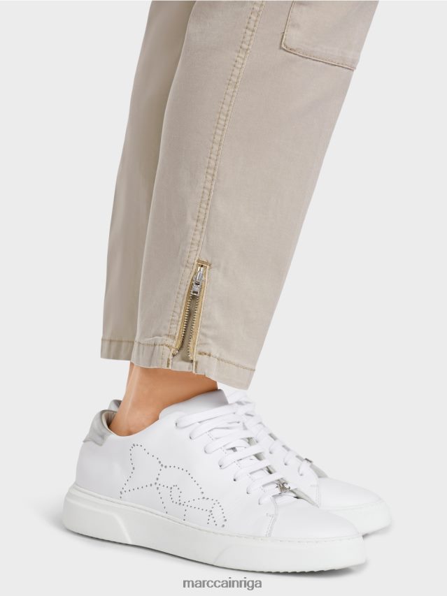 apģērbs vienkārši taupe VRBHXD644 Marc Cain radom \"pārdomāt kopā\" ​​bikses