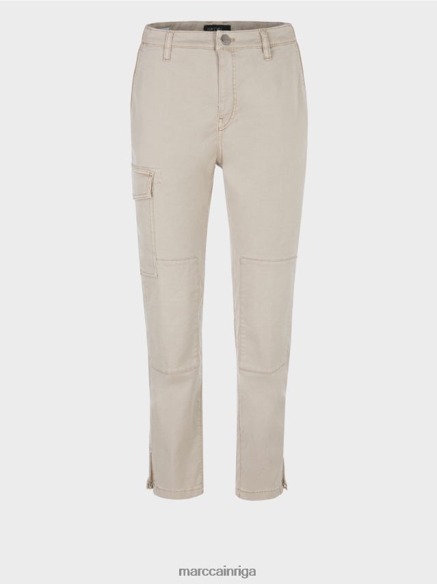 apģērbs vienkārši taupe VRBHXD644 Marc Cain radom \"pārdomāt kopā\" ​​bikses