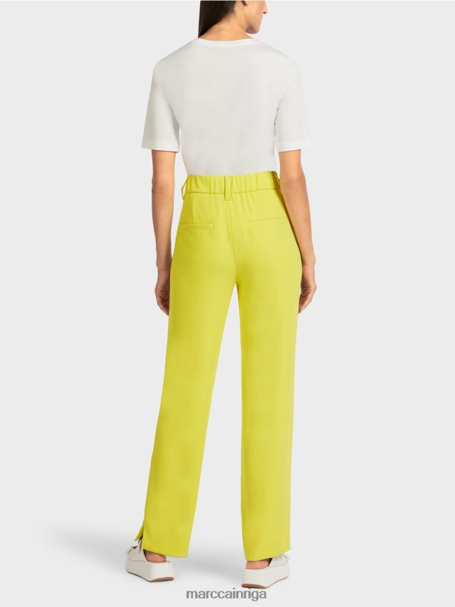 apģērbs zaļais sērs VRBHXD716 Marc Cain elegantas brīvas bikses
