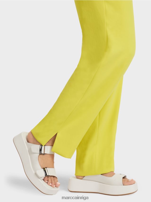 apģērbs zaļais sērs VRBHXD716 Marc Cain elegantas brīvas bikses