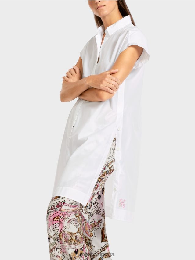 apģērbs balts VRBHXD956 Marc Cain \"pārdomāt kopā\" ​​blūze