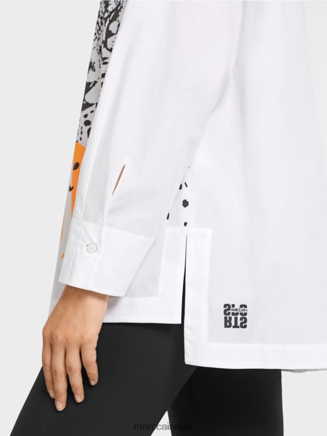 apģērbs balts VRBHXD985 Marc Cain blūze \"pārdomājiet kopā\"