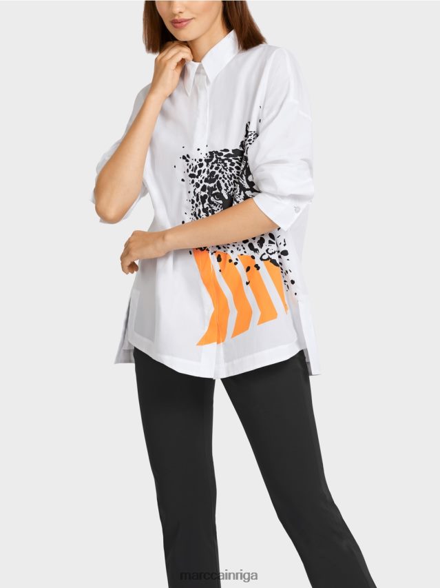 apģērbs balts VRBHXD985 Marc Cain blūze \"pārdomājiet kopā\"