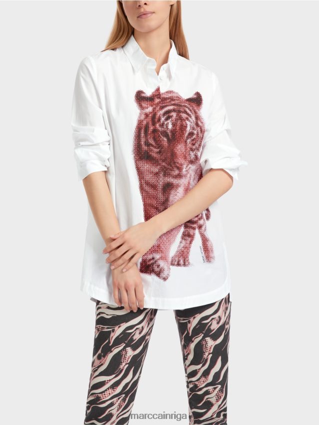 apģērbs campari VRBHXD848 Marc Cain \"pārdomājiet kopā\" ​​kreklblūze