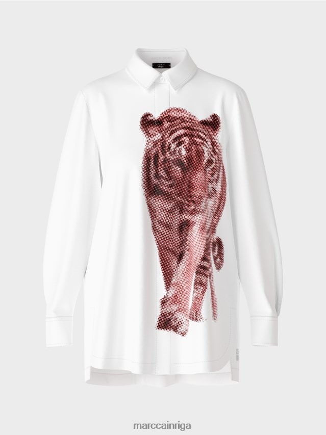 apģērbs campari VRBHXD848 Marc Cain \"pārdomājiet kopā\" ​​kreklblūze