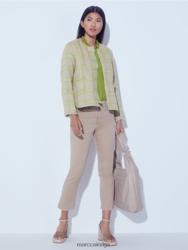 apģērbs dziļi olīvzaļa VRBHXD949 Marc Cain \"pārdomāt kopā\" ​​blūze