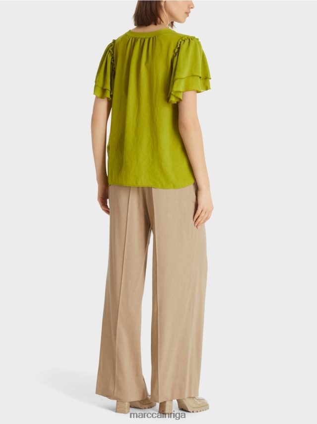 apģērbs dziļi olīvzaļa VRBHXD953 Marc Cain \"pārdomāt kopā\" ​​blūzes stila tops