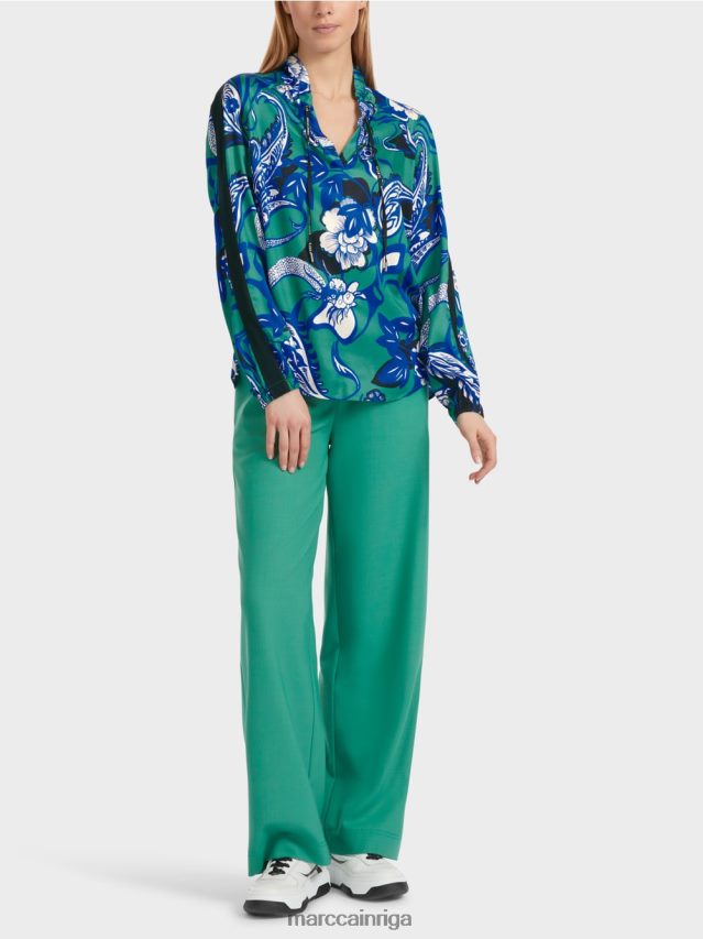 apģērbs emalja VRBHXD836 Marc Cain "pārdomāt kopā" ​​raglāna blūze