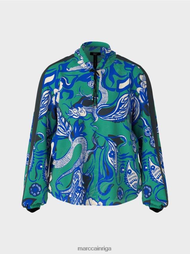 apģērbs emalja VRBHXD836 Marc Cain \"pārdomāt kopā\" ​​raglāna blūze