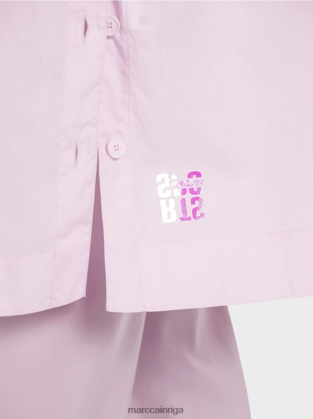 apģērbs gaiša lavanda VRBHXD959 Marc Cain \"pārdomāt kopā\" ​​blūze