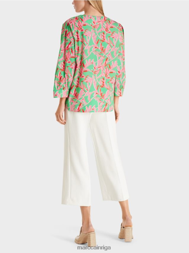 apģērbs gaišs skuķis VRBHXD969 Marc Cain vasarīga blūze