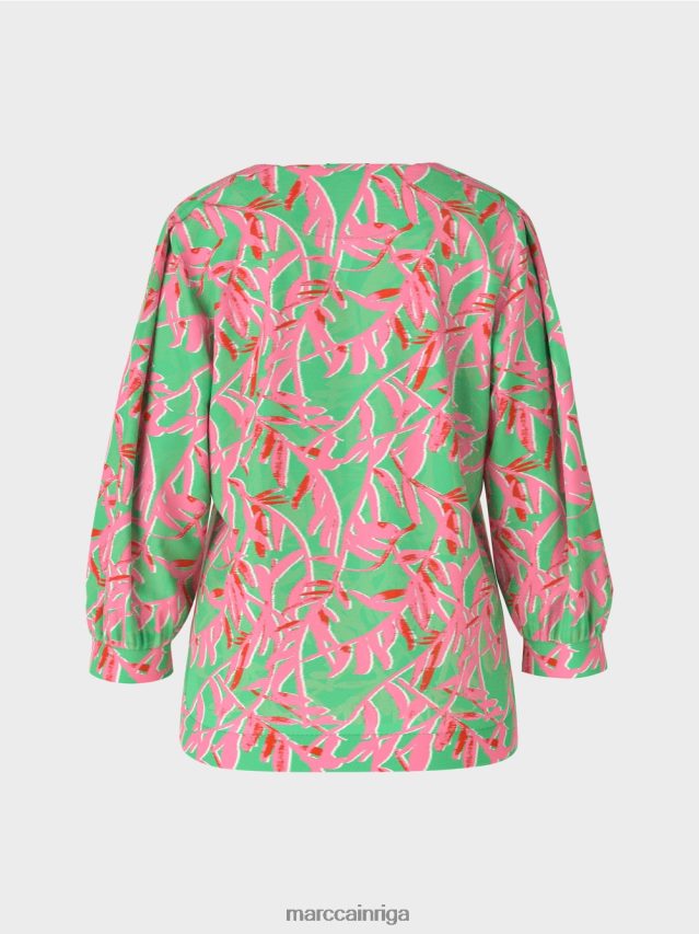 apģērbs gaišs skuķis VRBHXD969 Marc Cain vasarīga blūze