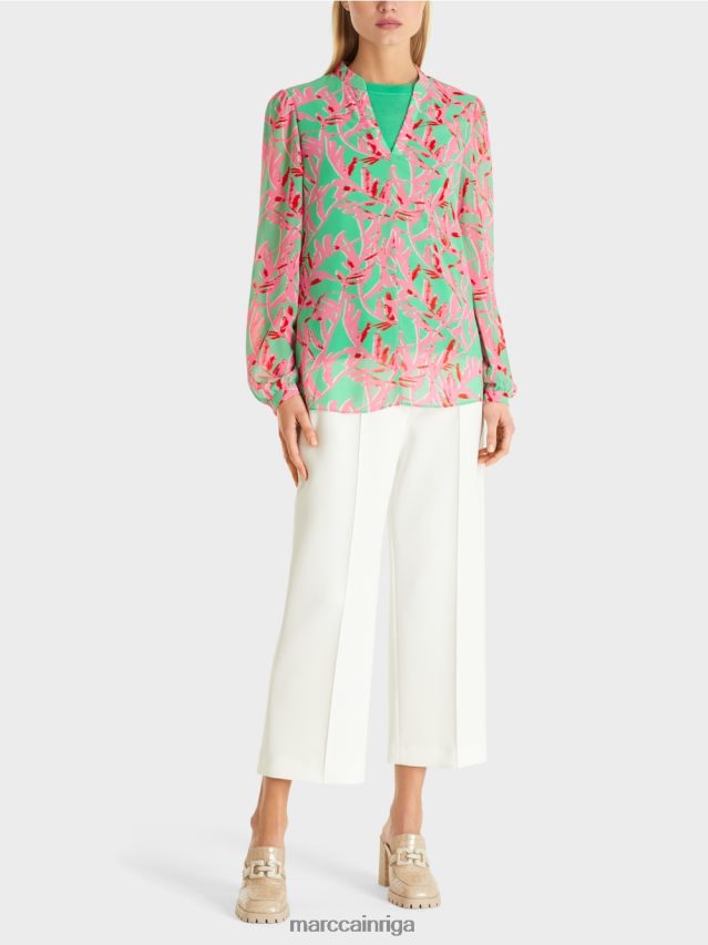 apģērbs gaišs skuķis VRBHXD974 Marc Cain plūstoša blūze