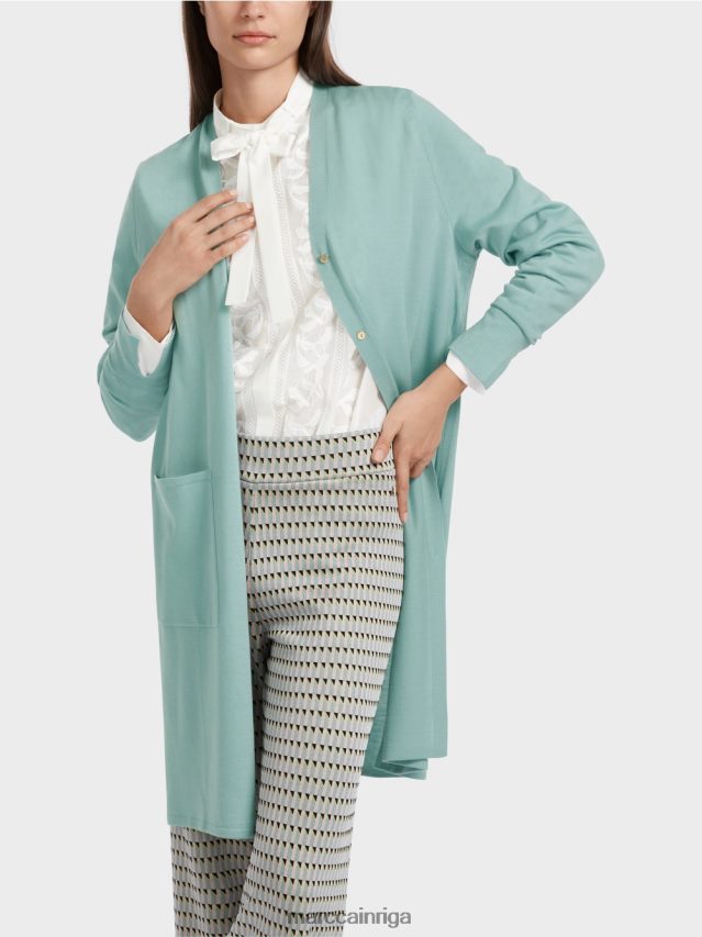 apģērbs gandrīz balts VRBHXD878 Marc Cain eleganta blūze ar izšuvumiem