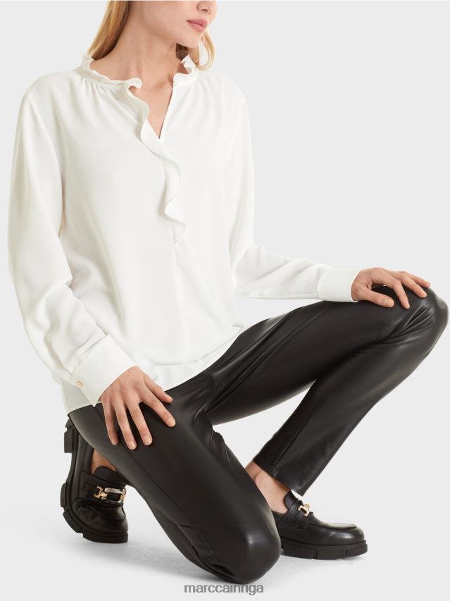 apģērbs gandrīz balts VRBHXD894 Marc Cain plūstoša blūze