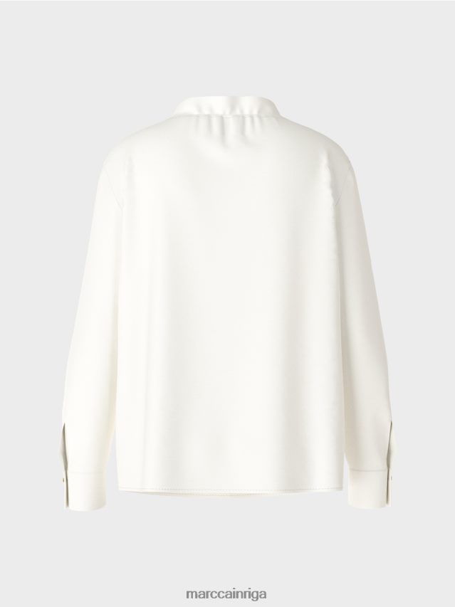 apģērbs gandrīz balts VRBHXD894 Marc Cain plūstoša blūze