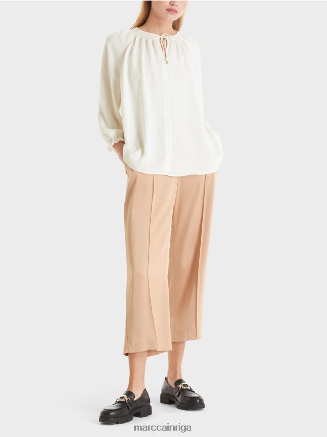 apģērbs gandrīz balts VRBHXD898 Marc Cain blūze "pārdomājiet kopā"