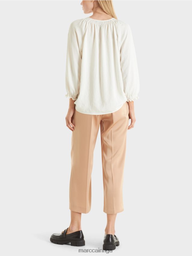 apģērbs gandrīz balts VRBHXD898 Marc Cain blūze \"pārdomājiet kopā\"