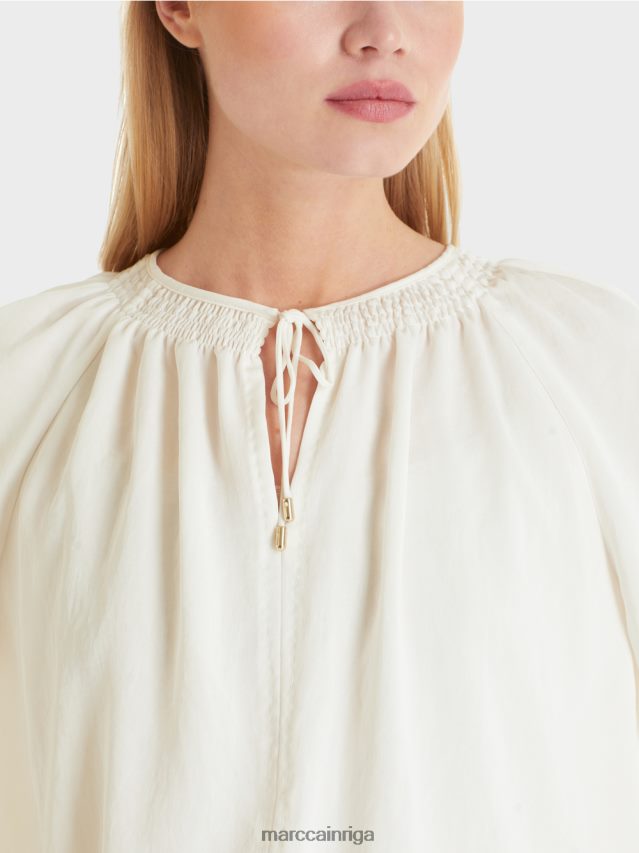 apģērbs gandrīz balts VRBHXD898 Marc Cain blūze \"pārdomājiet kopā\"