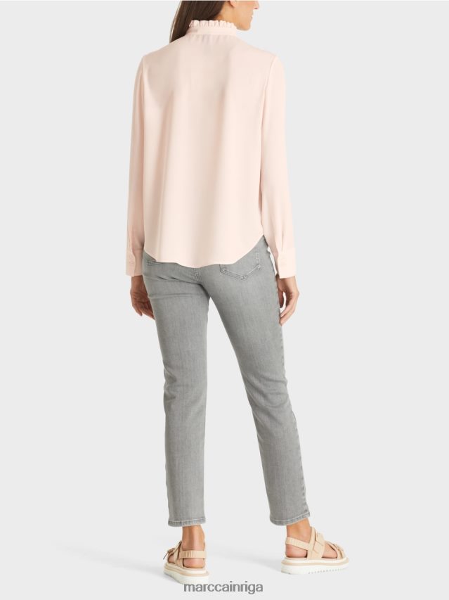 apģērbs jauns caurspīdīgs rozā VRBHXD997 Marc Cain plūstoša blūze