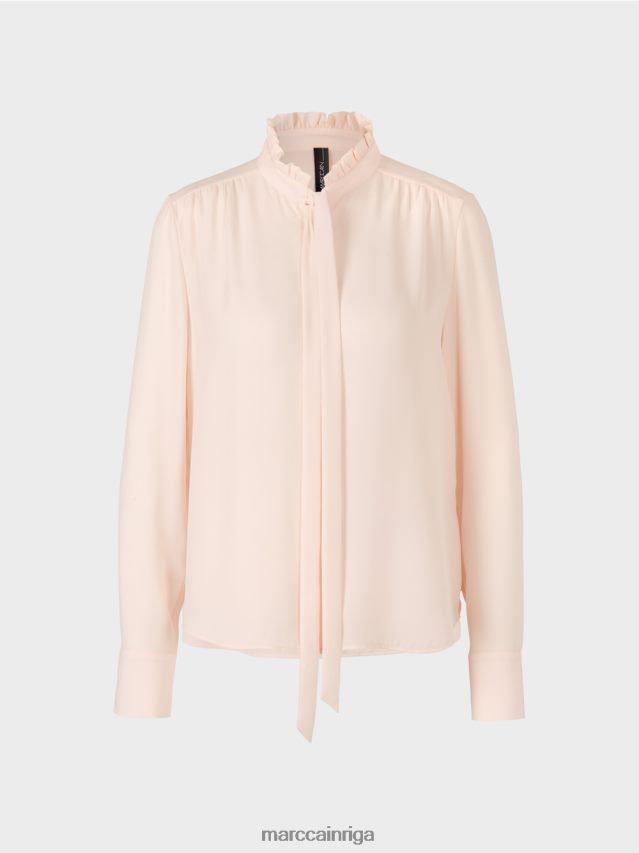 apģērbs jauns caurspīdīgs rozā VRBHXD997 Marc Cain plūstoša blūze