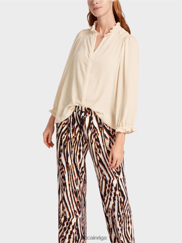 apģērbs krēms VRBHXD912 Marc Cain \"pārdomāt kopā\" ​​blūze