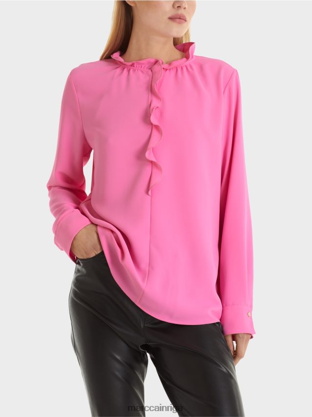 apģērbs lūpu spīdums VRBHXD897 Marc Cain plūstoša blūze