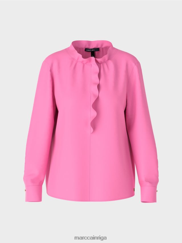 apģērbs lūpu spīdums VRBHXD897 Marc Cain plūstoša blūze