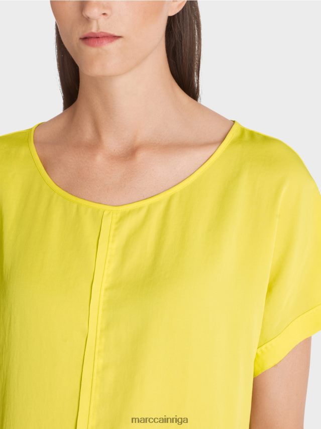 apģērbs mīksts citrons VRBHXD881 Marc Cain pūrista \"pārdomāt kopā\" ​​blūze