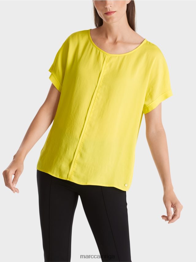 apģērbs mīksts citrons VRBHXD881 Marc Cain pūrista \"pārdomāt kopā\" ​​blūze