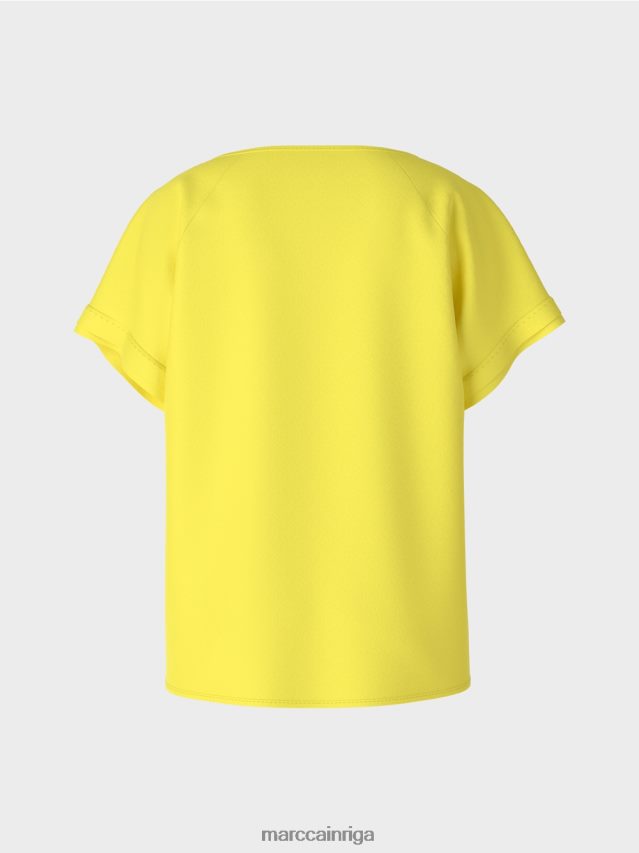 apģērbs mīksts citrons VRBHXD881 Marc Cain pūrista \"pārdomāt kopā\" ​​blūze