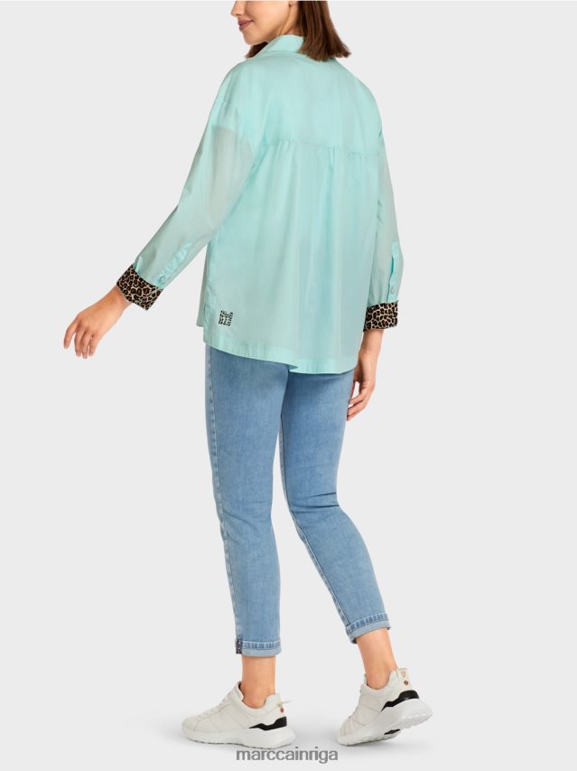 apģērbs mīksts jumta logs VRBHXD978 Marc Cain \"pārdomājiet kopā\" ​​sievišķīga blūze