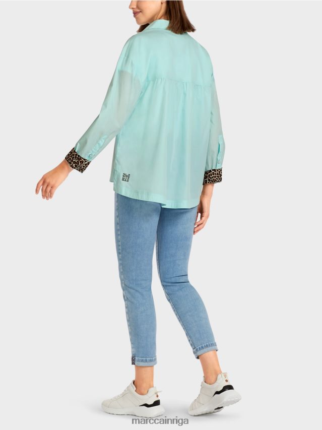 apģērbs mīksts jumta logs VRBHXD978 Marc Cain \"pārdomājiet kopā\" ​​sievišķīga blūze