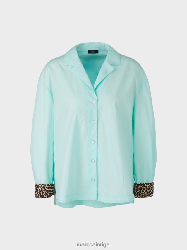 apģērbs mīksts jumta logs VRBHXD978 Marc Cain \"pārdomājiet kopā\" ​​sievišķīga blūze