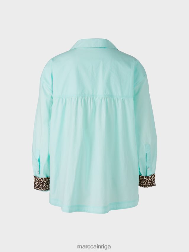 apģērbs mīksts jumta logs VRBHXD978 Marc Cain \"pārdomājiet kopā\" ​​sievišķīga blūze