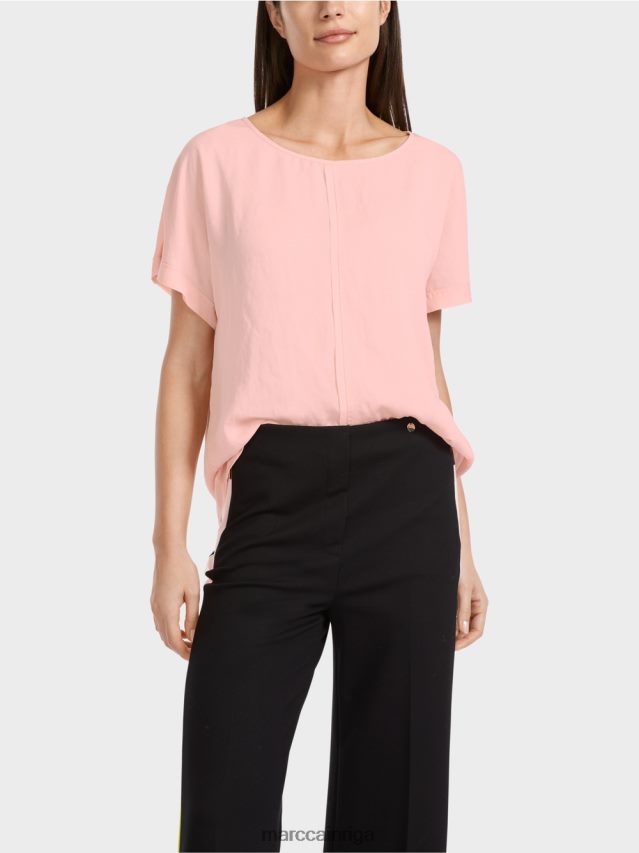 apģērbs mīksts pulveris rozā VRBHXD885 Marc Cain pūrista "pārdomāt kopā" ​​blūze