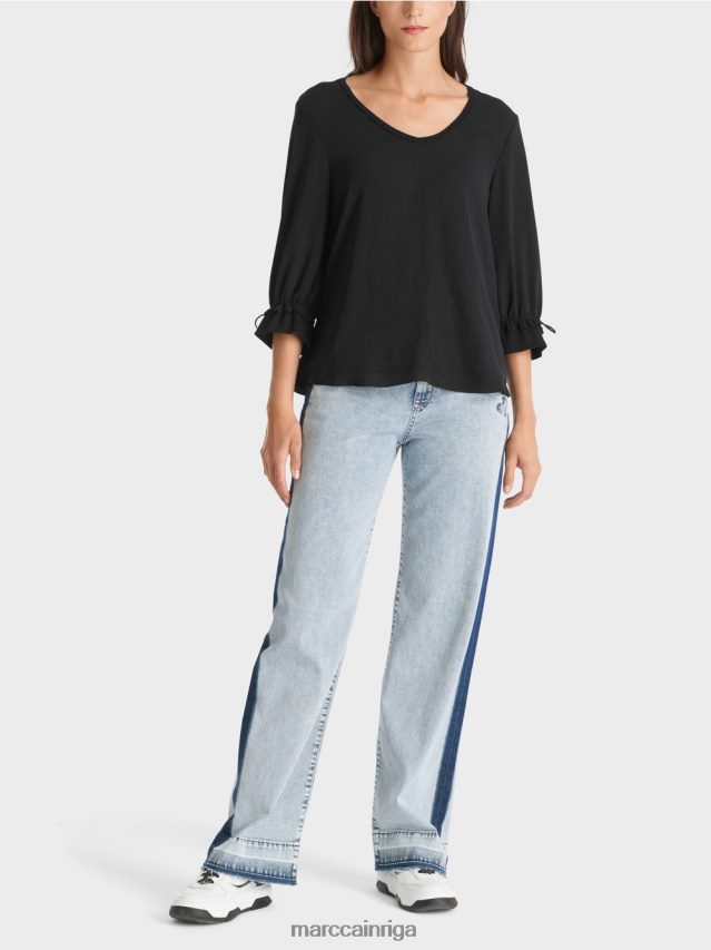 apģērbs melns VRBHXD871 Marc Cain a-line blūze