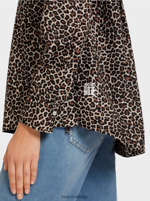 apģērbs pūderkrēms VRBHXD977 Marc Cain \"pārdomājiet kopā\" ​​krekla stila blūze