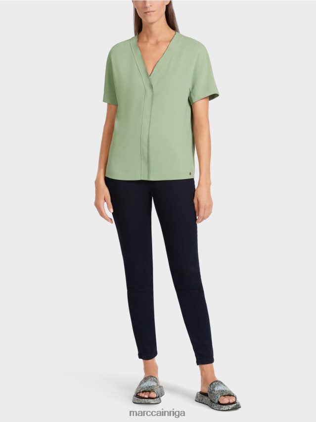 apģērbs pulveris piparmētra VRBHXD1011 Marc Cain vienkāršs kimono tops