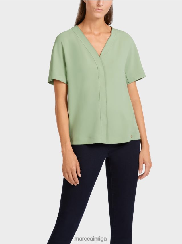 apģērbs pulveris piparmētra VRBHXD1011 Marc Cain vienkāršs kimono tops