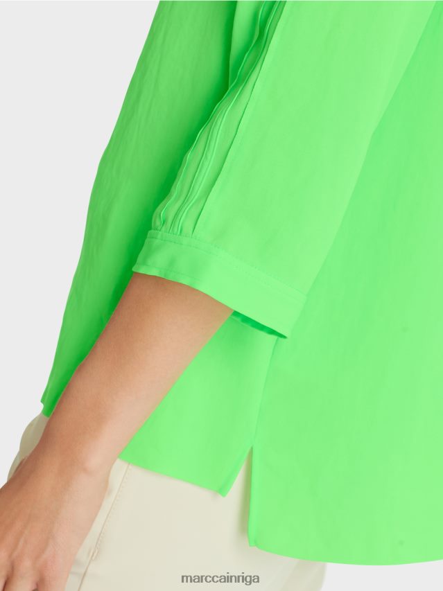 apģērbs spilgti šokējoši zaļš VRBHXD873 Marc Cain plūstoša blūze