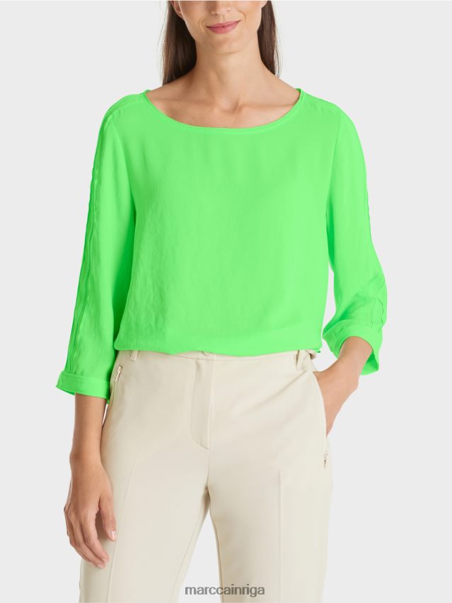 apģērbs spilgti šokējoši zaļš VRBHXD873 Marc Cain plūstoša blūze