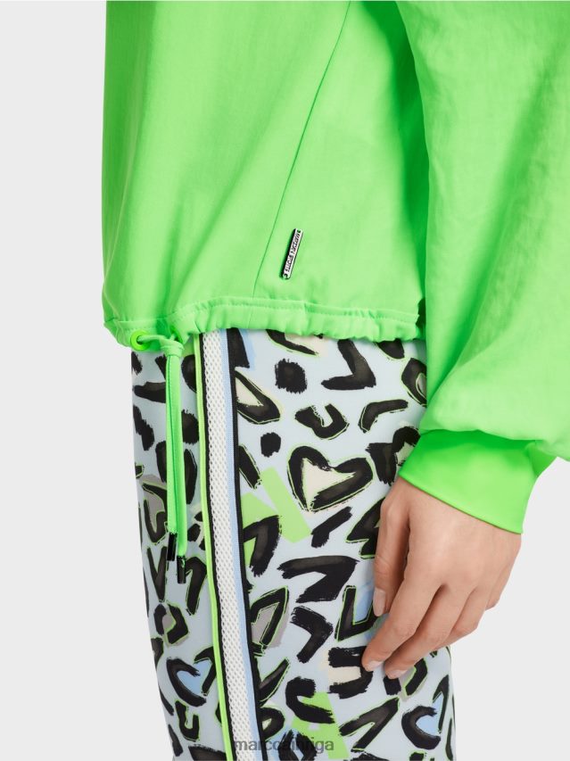 apģērbs spilgti šokējoši zaļš VRBHXD875 Marc Cain blūze ar aukliņu