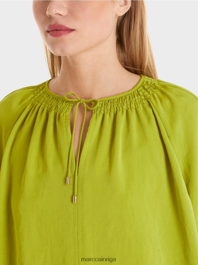 apģērbs spilgti olīvzaļš VRBHXD899 Marc Cain blūze \"pārdomājiet kopā\"