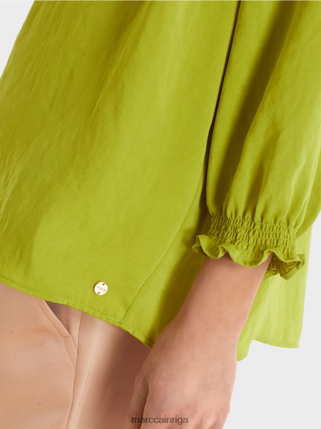 apģērbs spilgti olīvzaļš VRBHXD899 Marc Cain blūze \"pārdomājiet kopā\"