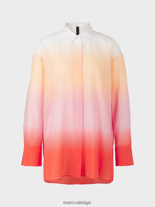 apģērbs spilgti rozā VRBHXD975 Marc Cain eleganta blūze ar zīdu