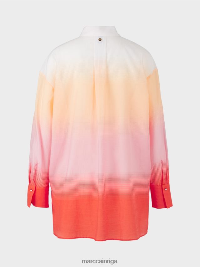 apģērbs spilgti rozā VRBHXD975 Marc Cain eleganta blūze ar zīdu