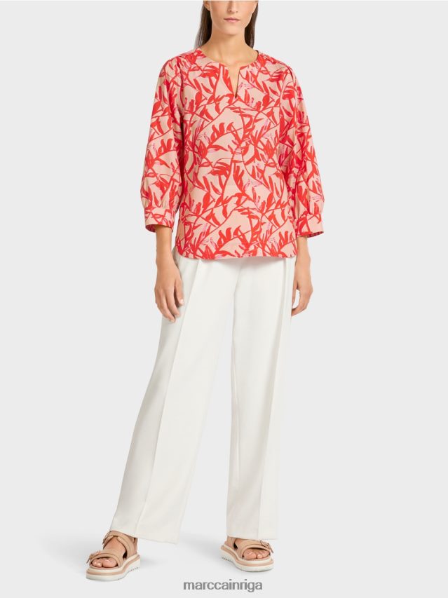 apģērbs spilgts iedegums VRBHXD968 Marc Cain vasarīga blūze