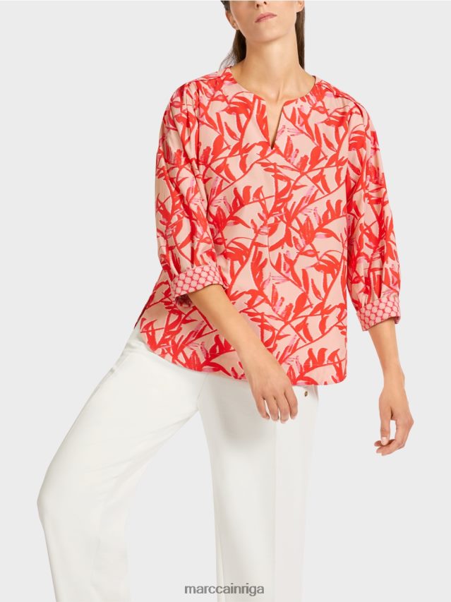 apģērbs spilgts iedegums VRBHXD968 Marc Cain vasarīga blūze